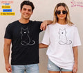 Unisex Minimalist Cat Heart women, men, vintage - Adult & Kids T-Shirts, Sweatshirts & Hoodies apparel design preview 1