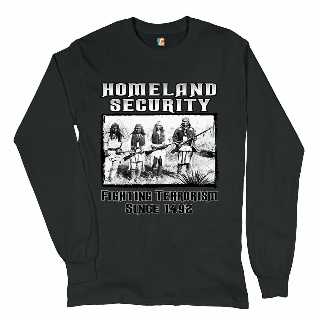 Homeland Security Native American Indigenous - Adult & Kids T-Shirts, Sweatshirts & Hoodies apparel design preview 1