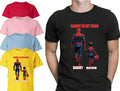Daddy Is My Hero Personalised Super Fathers Day Dad - Adult & Kids T-Shirts, Sweatshirts & Hoodies apparel design preview 1