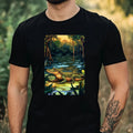 Mens Crocodile Swamp Print Cotton Size XS to 5XL - Adult & Kids T-Shirts, Sweatshirts & Hoodies apparel design preview 1