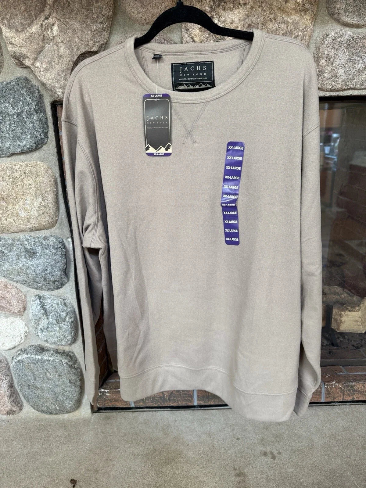 NWT Jachs Men's Ultra Soft Crew Size XXL -Stone- - Adult & Kids T-Shirts, Sweatshirts & Hoodies apparel design preview 1