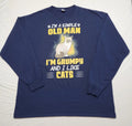 Grumpy Cat 2XL Im A Simple Old Man Grandpacore Cotton - Adult & Kids T-Shirts, Sweatshirts & Hoodies apparel design preview 1