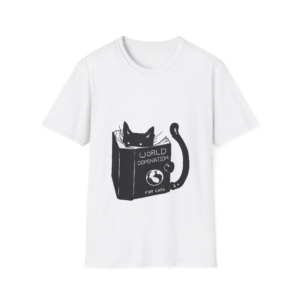 Cat Reading Funny Lover Humorous Kitten Graphic - Adult & Kids T-Shirts, Sweatshirts & Hoodies apparel design preview 1