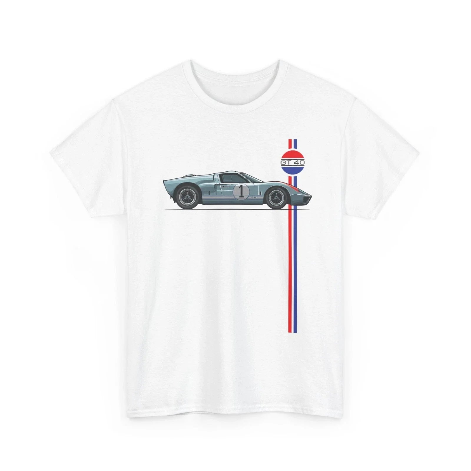 GT 40 Gulf Racing Various Colors - Adult & Kids T-Shirts, Sweatshirts & Hoodies apparel design preview 1