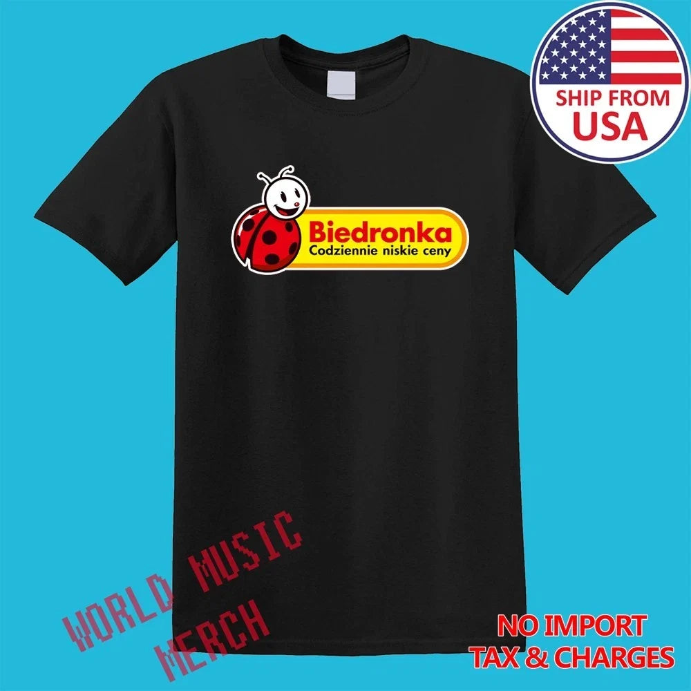Biedronka Supermarket Men's Black Size S-5XL - Adult & Kids T-Shirts, Sweatshirts & Hoodies apparel design preview 1
