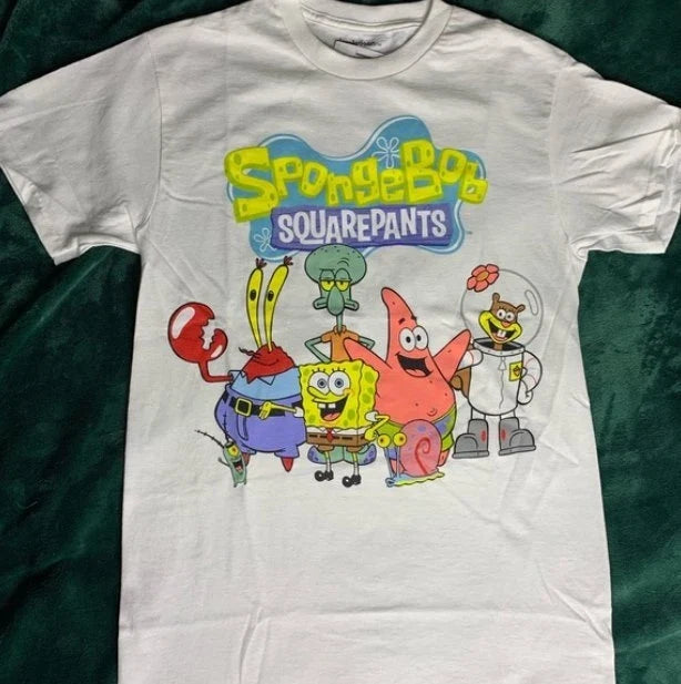 Men's size small Spongebob sqaurepants gang vintage - Adult & Kids T-Shirts, Sweatshirts & Hoodies apparel design preview 1