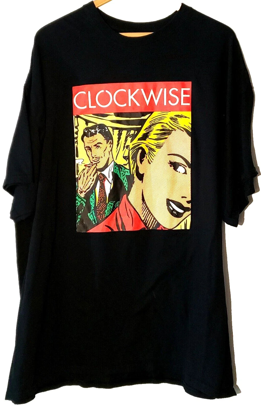 Clockwise Pop Art Retro Style Graphic Not Worn Gildan - Adult & Kids T-Shirts, Sweatshirts & Hoodies apparel design preview 1