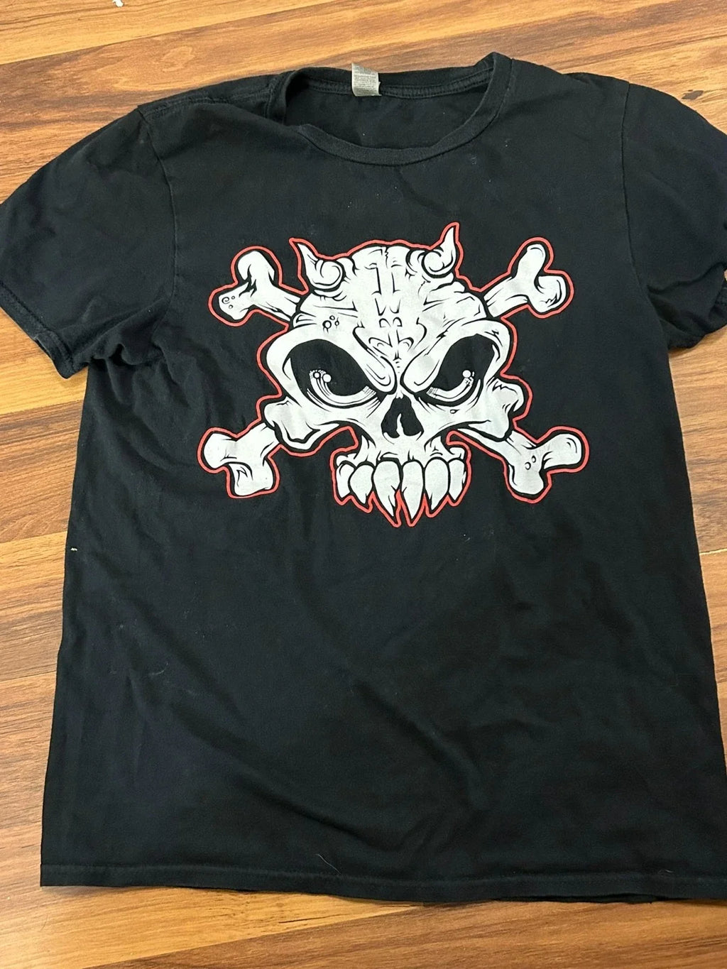 Hemlock Death Metal Band Skull Crossbones Gildan - Adult & Kids T-Shirts, Sweatshirts & Hoodies apparel design preview 1
