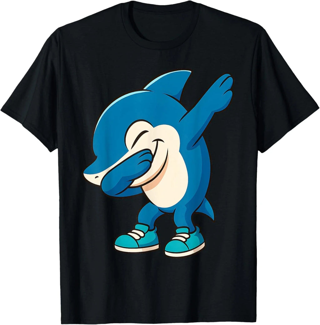 Dabbing Tralalelo Tralala Cute Italian Brainrot Meme - Adult & Kids T-Shirts, Sweatshirts & Hoodies apparel design preview 1