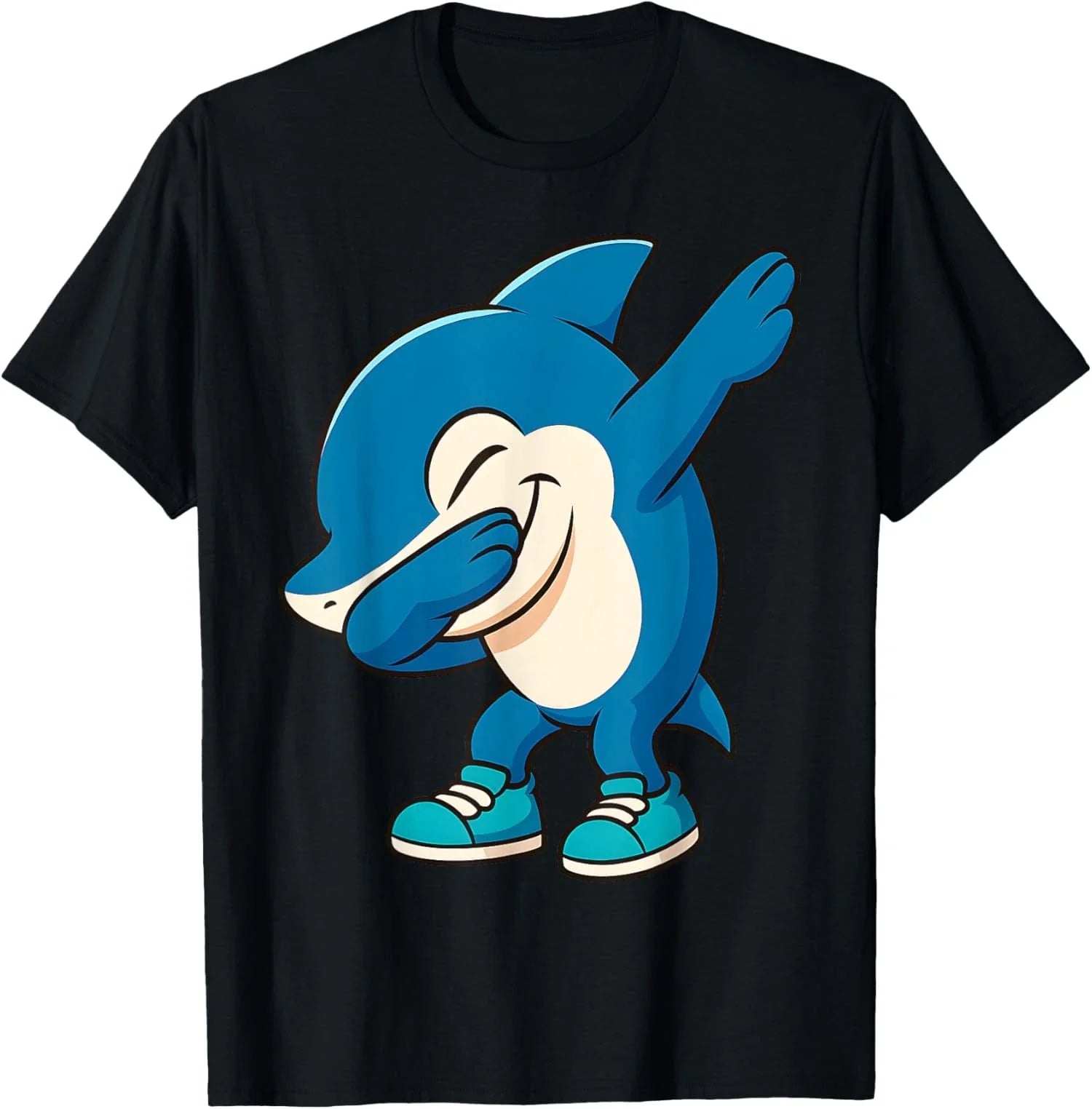 Dabbing Tralalelo Tralala Cute Italian Brainrot Meme - Adult & Kids T-Shirts, Sweatshirts & Hoodies apparel design preview 1
