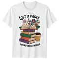 Lost In Pages Found Book Lovers Reading - Adult & Kids T-Shirts, Sweatshirts & Hoodies apparel design preview 1