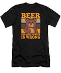 Bear Beer Lover Drinking Because Murder Is Wrong #2 S - Adult & Kids T-Shirts, Sweatshirts & Hoodies apparel design preview 1