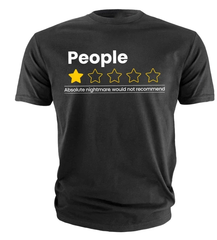 Funny Anti social introvert people review sarcastic - Adult & Kids T-Shirts, Sweatshirts & Hoodies apparel design preview 1