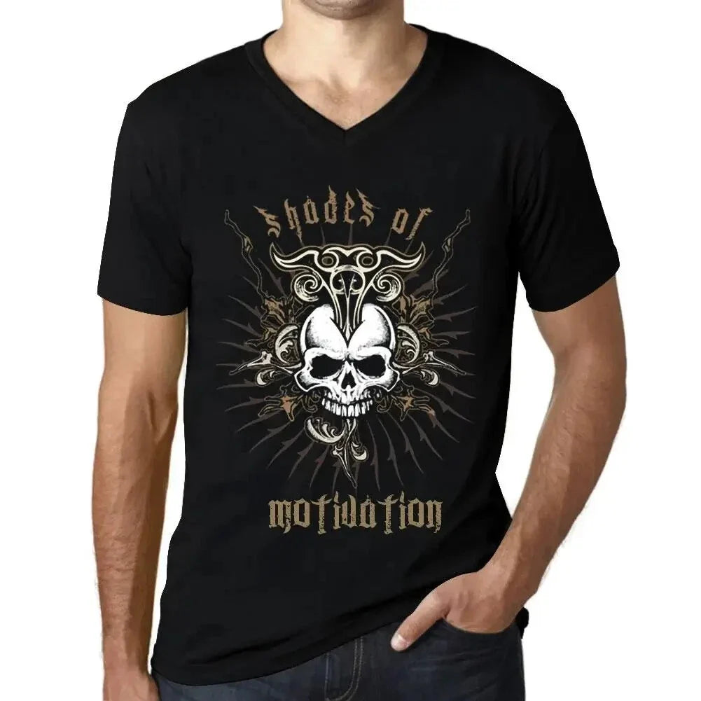 Men's Graphic V Neck Shades Of Motivation - Adult & Kids T-Shirts, Sweatshirts & Hoodies apparel design preview 1