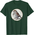 Song Sparrow Retro Bird Design 10 Colors by Bird.Fan - Adult & Kids T-Shirts, Sweatshirts & Hoodies apparel design preview 1
