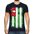 Abkhazia Grunge Flag Men Apsny Abkhaz Abkhaziya - Adult & Kids T-Shirts, Sweatshirts & Hoodies apparel design preview 1