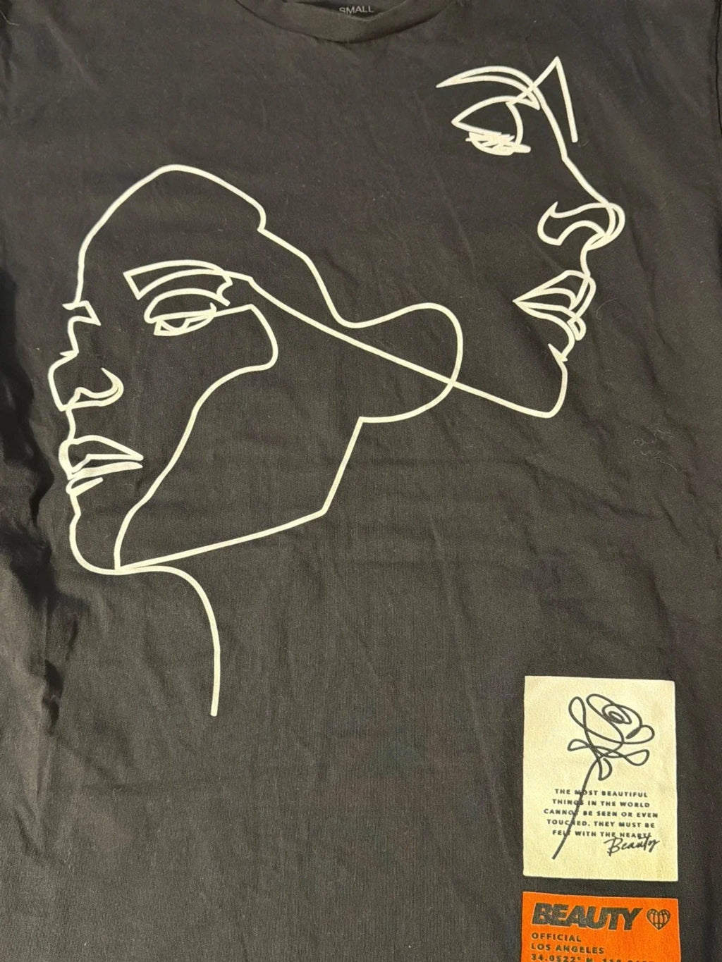 Fashion Nova Beauty Black Graphic Minimalist Face - Adult & Kids T-Shirts, Sweatshirts & Hoodies apparel design preview 1