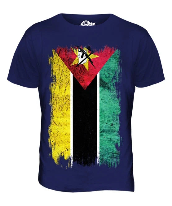 MOZAMBIQUE GRUNGE FLAG MENS XS S M L XL 2XL 3XL 4XL - Adult & Kids T-Shirts, Sweatshirts & Hoodies apparel design preview 1