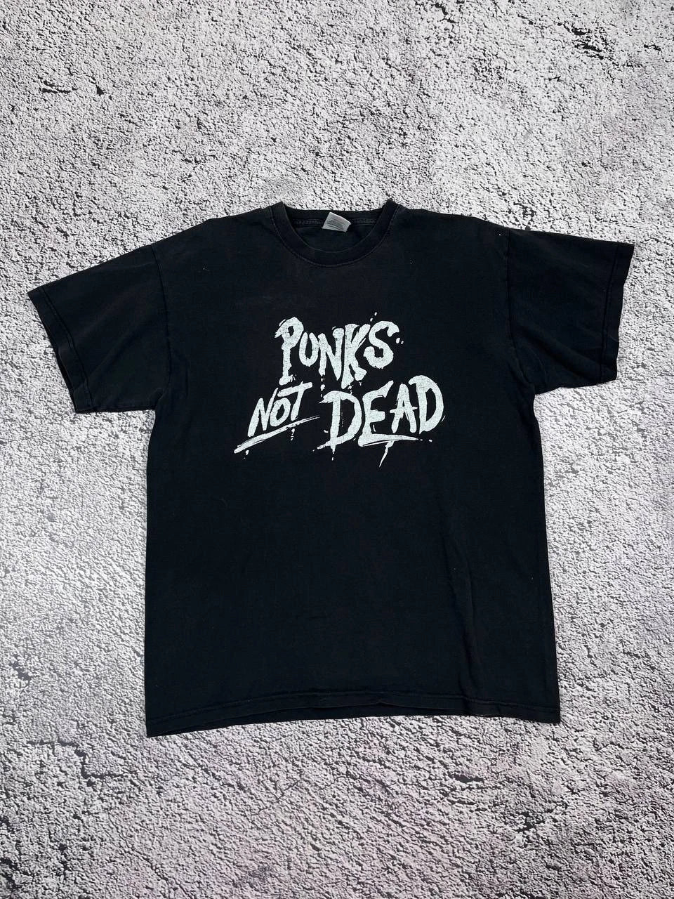 Vintage Punk's Not Dead Band Rock - Adult & Kids T-Shirts, Sweatshirts & Hoodies apparel design preview 1