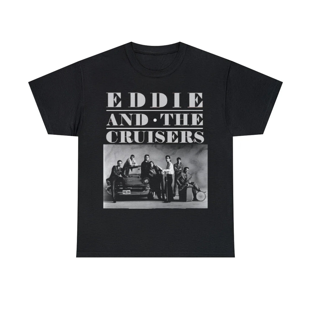 Eddie and the Cruisers band shot Short Sleeve - Adult & Kids T-Shirts, Sweatshirts & Hoodies apparel design preview 1