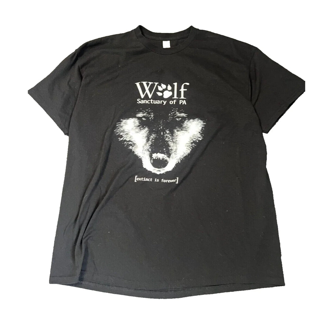 Wolf Sanctuary Mens Extra Large Black Short Sleeve - Adult & Kids T-Shirts, Sweatshirts & Hoodies apparel design preview 1