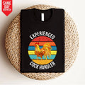 Experienced Cock Handler Printed Pun Chicken Farm - Adult & Kids T-Shirts, Sweatshirts & Hoodies apparel design preview 1