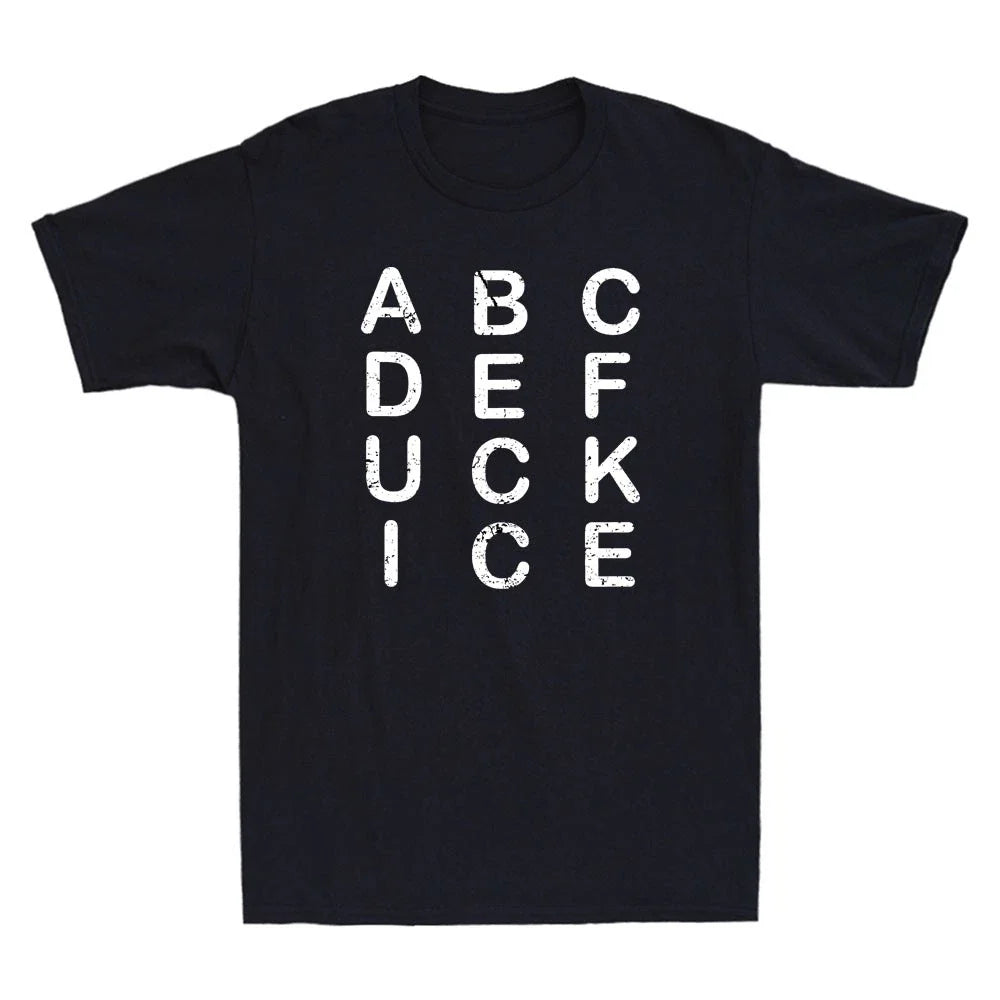 Abcdefuckice Funny Ice Sarcastic Saying Quote Vintage - Adult & Kids T-Shirts, Sweatshirts & Hoodies apparel design preview 1