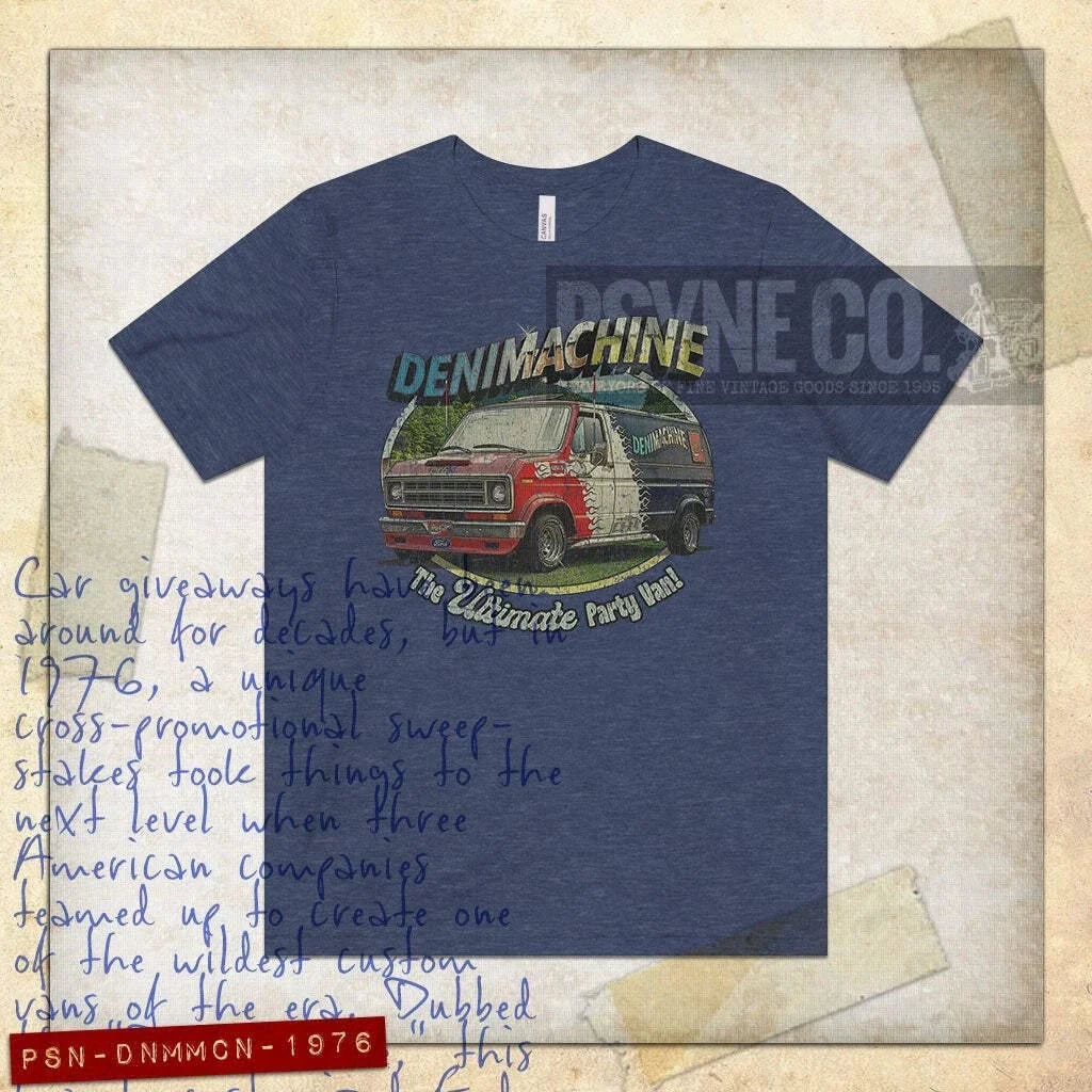 Denimachine Ultimate Party Van 1976 Vintage Men's - Adult & Kids T-Shirts, Sweatshirts & Hoodies apparel design preview 1