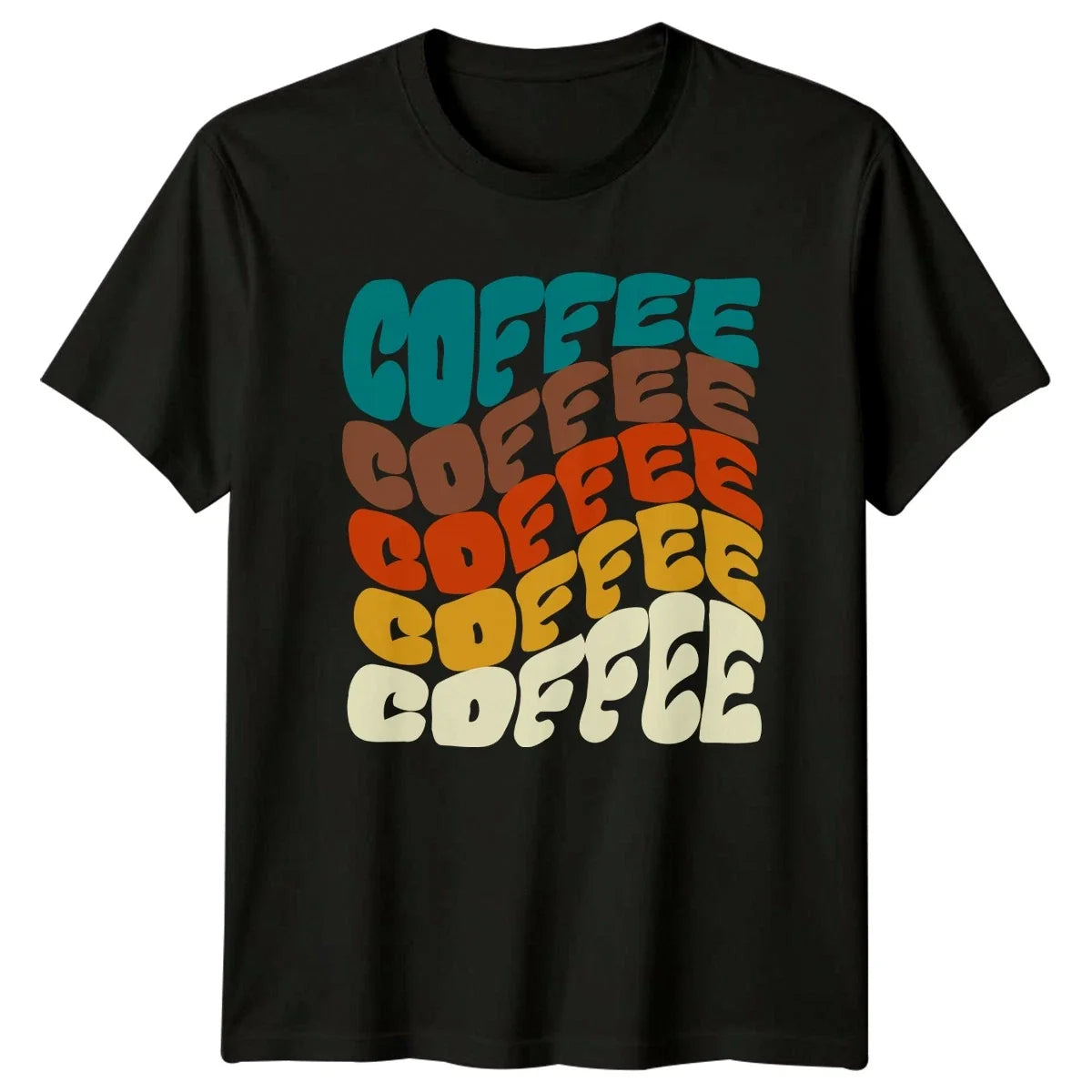 Retro Groovy Coffee Design Lover - Adult & Kids T-Shirts, Sweatshirts & Hoodies apparel design preview 1