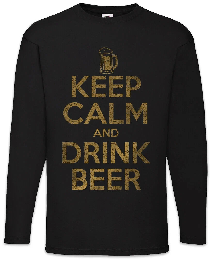 Keep Calm And Drink Beer Mens Brewery Brewer Alcohol - Adult & Kids T-Shirts, Sweatshirts & Hoodies apparel design preview 1
