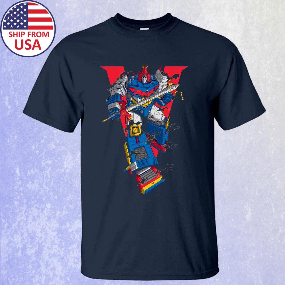 VOLTES V JAPAN RETRO Men's Navy Size S-5XL - Adult & Kids T-Shirts, Sweatshirts & Hoodies apparel design preview 1