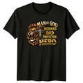 Man Of God Husband Dad Mens Christian Fathers Day - Adult & Kids T-Shirts, Sweatshirts & Hoodies apparel design preview 1