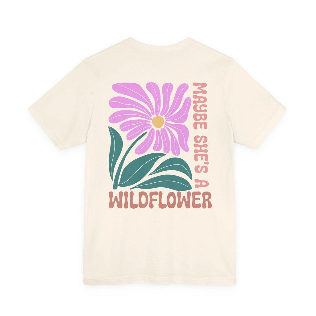 Vielleicht ist sie ein Wildblume Boho Blumen für - Adult & Kids T-Shirts, Sweatshirts & Hoodies apparel design preview 1