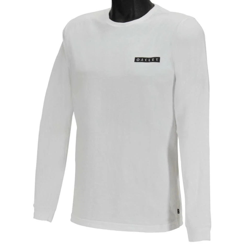 Oakley Harry Mens Size M Medium White Cotton Logo - Adult & Kids T-Shirts, Sweatshirts & Hoodies apparel design preview 1
