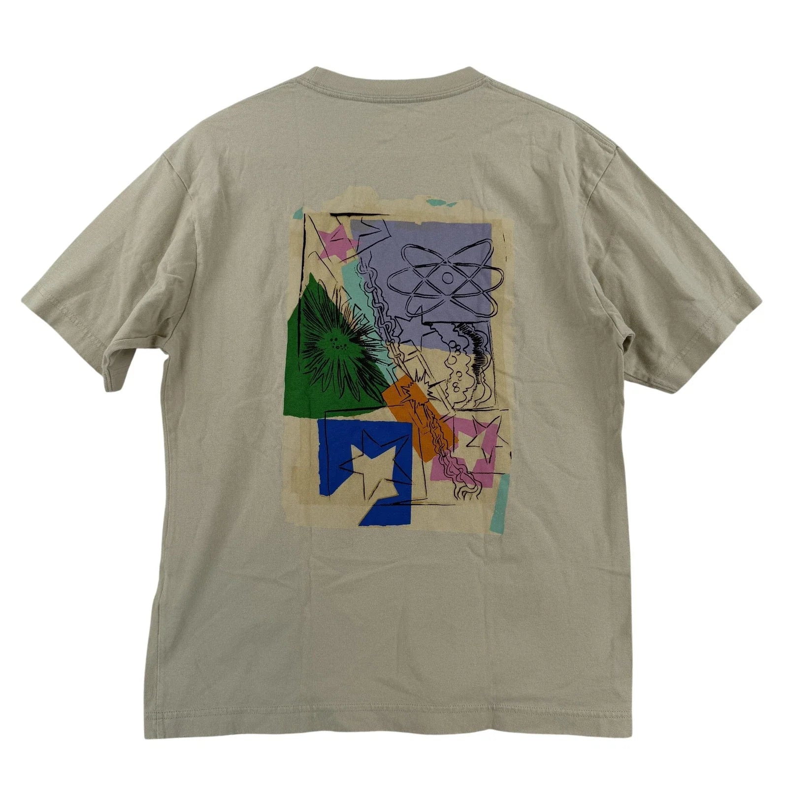 Uniqlo UT Andy Warhol Mens XS Beige Stars C.1984 Art - Adult & Kids T-Shirts, Sweatshirts & Hoodies apparel design preview 1