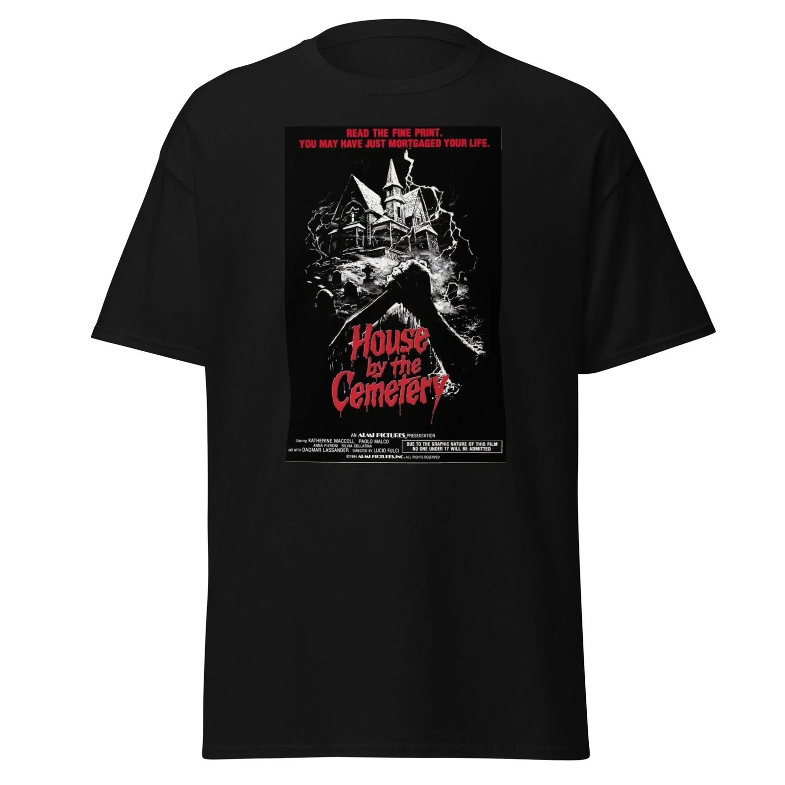House by the cemetery Unisex classic - Adult & Kids T-Shirts, Sweatshirts & Hoodies apparel design preview 1