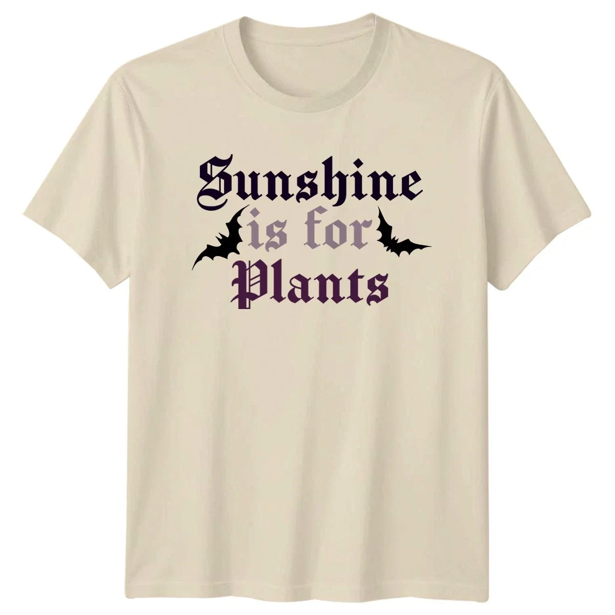 Sunshine Is For Plants Gothic Plant Indoor Birthday - Adult & Kids T-Shirts, Sweatshirts & Hoodies apparel design preview 1