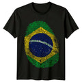 Brazil Flag Fingerprint Travel Mens South America - Adult & Kids T-Shirts, Sweatshirts & Hoodies apparel design preview 1