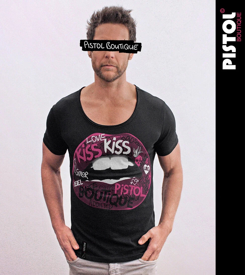 Pistol Boutique Fitted Black Crew Neck Graffiti - Adult & Kids T-Shirts, Sweatshirts & Hoodies apparel design preview 1