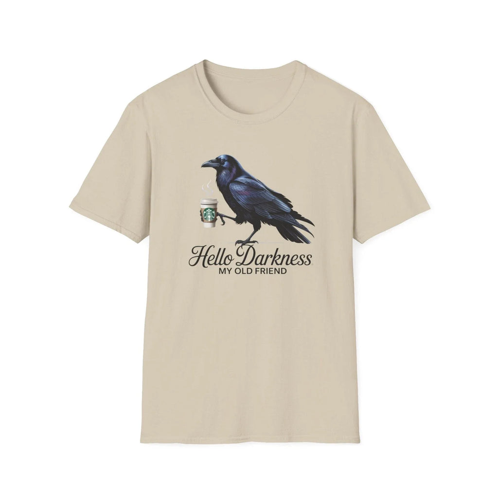 Raven Coffee Bird Lover Gothic Graphic Halloween - Adult & Kids T-Shirts, Sweatshirts & Hoodies apparel design preview 1