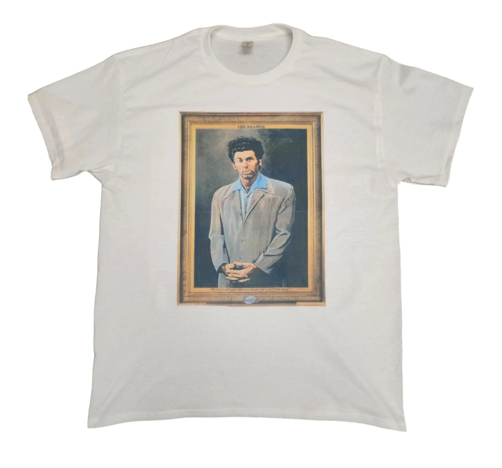 Men's The Kramer White Seinfeld Funny Unisex Soft - Adult & Kids T-Shirts, Sweatshirts & Hoodies apparel design preview 1