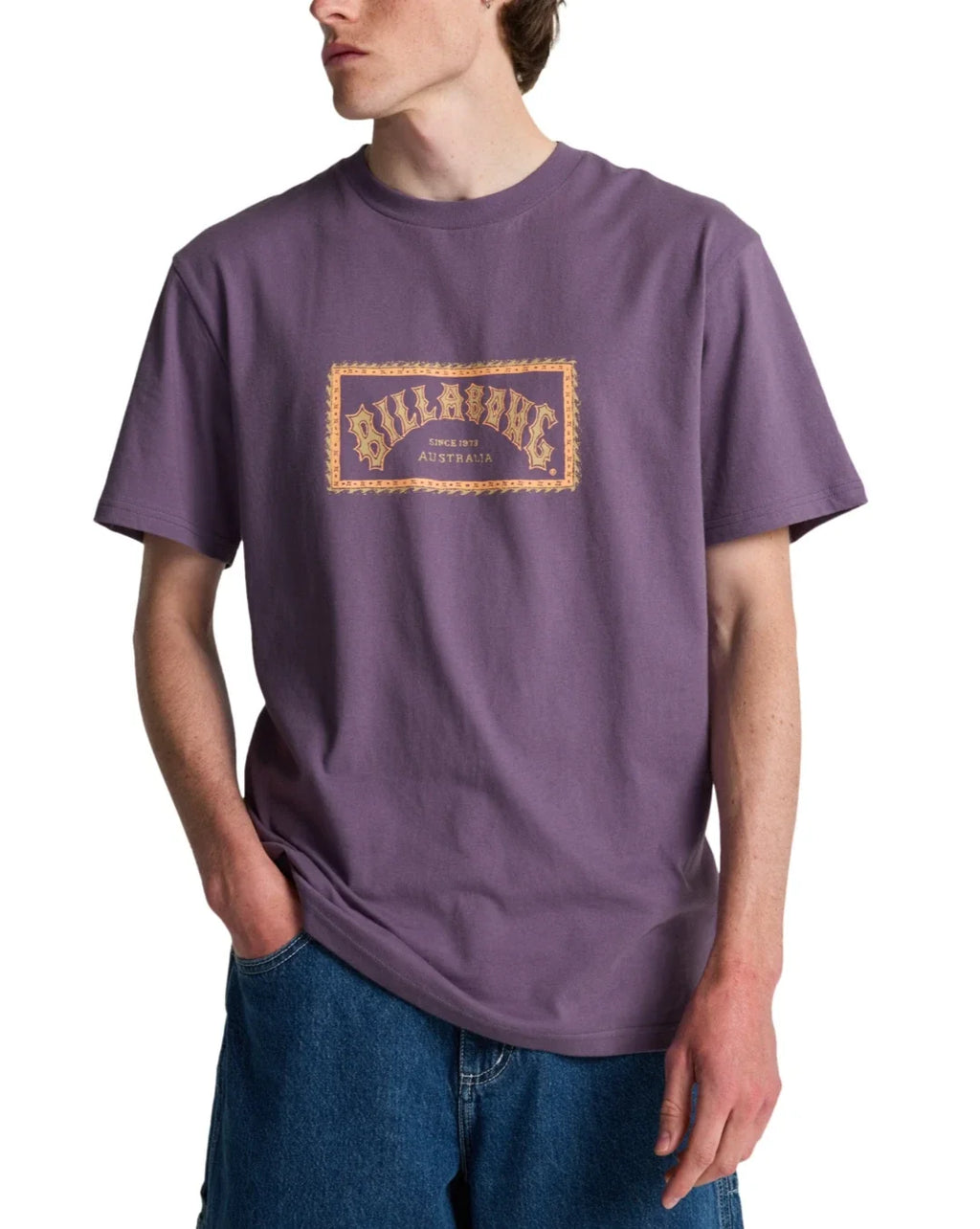 BILLABONG MENS .ARCH FRAME PREMIUM GRAPE COTTON SHORT - Adult & Kids T-Shirts, Sweatshirts & Hoodies apparel design preview 1