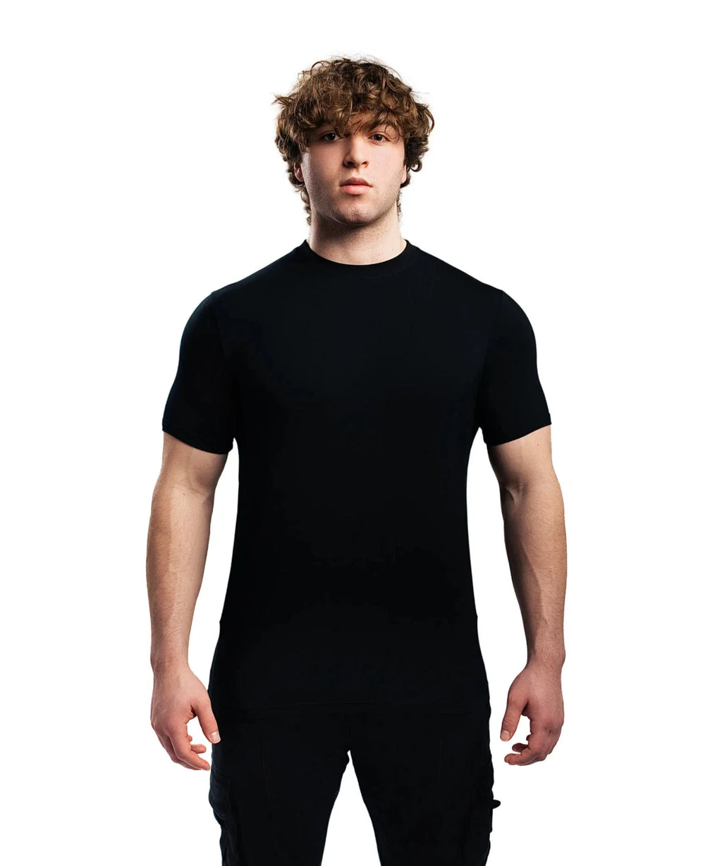 Ekkovision Fitted Blank Black 280 GSM (Thicker - Adult & Kids T-Shirts, Sweatshirts & Hoodies apparel design preview 1