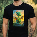 Mens Dragon Cartoon Theme Cotton Size XS to 5XL - Adult & Kids T-Shirts, Sweatshirts & Hoodies apparel design preview 1