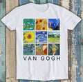 Van Gogh Painting Collage Starry Night Sunflowers - Adult & Kids T-Shirts, Sweatshirts & Hoodies apparel design preview 1