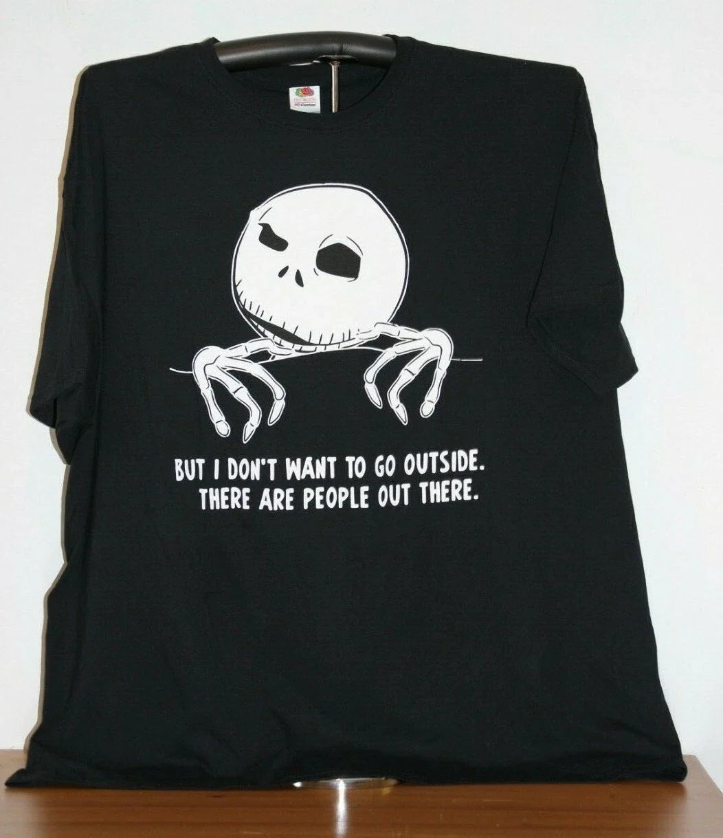 BUT I DON'T WANT TO GO OUTSIDE. THERE ARE PEOPLE OUT - Adult & Kids T-Shirts, Sweatshirts & Hoodies apparel design preview 1