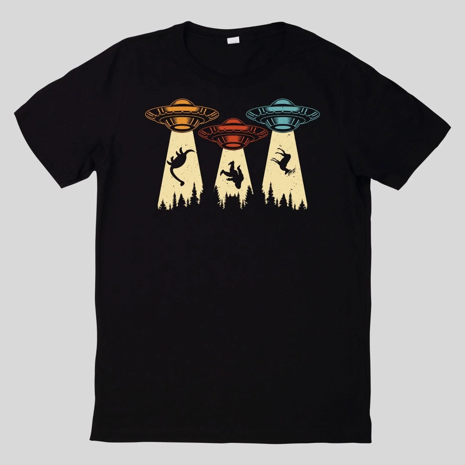 Funny Vintage UFO Alien Cotton Fun Sayings Cartoon - Adult & Kids T-Shirts, Sweatshirts & Hoodies apparel design preview 1