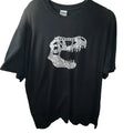 Gildan LA Pop Art Men Black T-Rex Skull Short-Sleeve - Adult & Kids T-Shirts, Sweatshirts & Hoodies apparel design preview 1