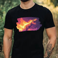 Mens on Fire Motif Cotton Size XS to 5XL - Adult & Kids T-Shirts, Sweatshirts & Hoodies apparel design preview 1