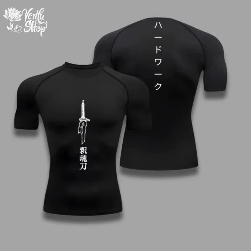 Compression Sportswear Gymwear Gym Anime Fushiguro - Adult & Kids T-Shirts, Sweatshirts & Hoodies apparel design preview 1